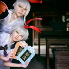 Onmyoji Paperman silver white cosplay wig