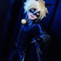 Miraculous Ladybug Cat Noir short light blonde cosplay wig