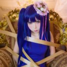 Episode5 End of the Golden Witch Furudo Erika Wendy Marvell blue 100cm clips cosplay wig
