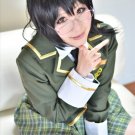 boku wa tomodachi ga sukunai Shiguma Rika black cosplay wig 60cm clip