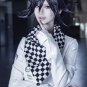 Danganronpa V3 Ouma Kokichi black purple short cosplay wig