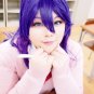 Watashi ga Motete Dousunda Serinuma Kae purple mix cosplay wig
