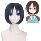 Miss Kobayashi's Dragon Maid Elma Joui Joi Elma black cosplay wig