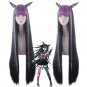 Danganronpa Mioda Ibuki long 100cm black white mix anime cosplay wig