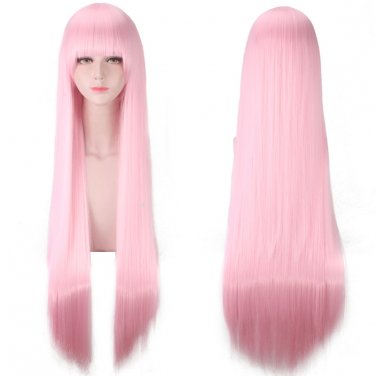 DARLING in the FRANXX 02 ZERO TWO 100cm pink cosplay wig(pl454)