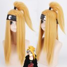 NARUTO Deidara 70cm gold cosplay wig only wig(pl467)