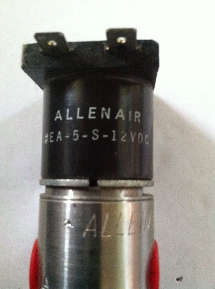 Allen Air Valve EA-5-S-1 Pneumatic  valve  7 Watt 50 PSI 2 Post
