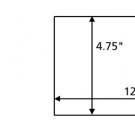 Reservoir for SPX Fenner Stone Pump - 3 Quarts 2 Holes Metal 12 x 4.75"