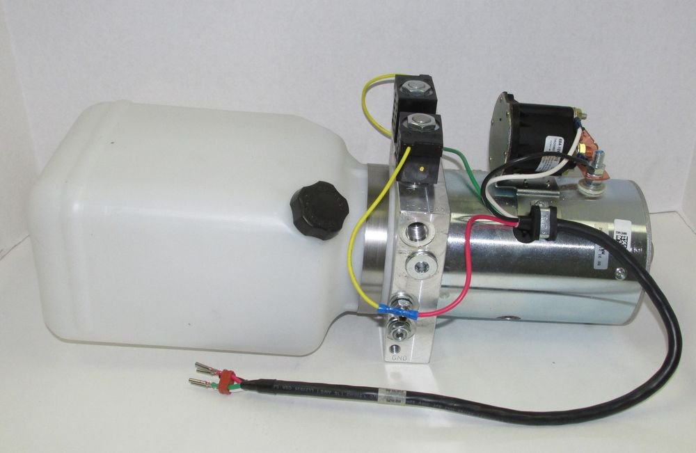 Liftgate Pump Power Up Power Down Push Button Gallon Poly Reservoir For Anthony