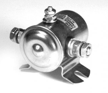 3 Post Grounded Solenoid  Positive to Excite Curved Base Heavy Coil & Spring