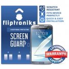 Fliptroniks Anti-Scratch Clear Screen Protector for Samsung Galaxy Note 2 -3Pack