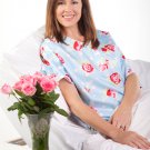 Red Roses Hospital Gown