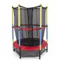 54" Round Kids Mini Trampoline w/ Enclosure Net Pad Rebounder Indoor Exercise