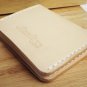 Minimal Wallet // Bi-fold Wallet // Natural Tan // Vegetable tanned Leather