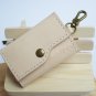 Vegetable tanned Leather Key Holder with Wide Push Gate Snap Hook // Key Cover // Handmade
