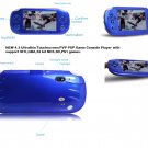 Touchscreen PMP Game Console System with 10,000 games supports