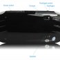 New 4.3 Touchscreen PMP Game Console System with 10,000 games supports