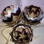Christmas ribbon balls handmade