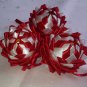 Christmas ribbon balls handmade