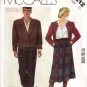 LIZ CLAIBORNE Misses Jacket Skirt Pants Suit UNCUT McCalls 2212 Sewing Pattern Size 12