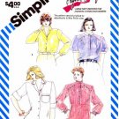 Simplicity 6340 Sewing Pattern Womens PHYLLIS SIDNEY Loose-Fitting Shirts Size 18 - Bust 40