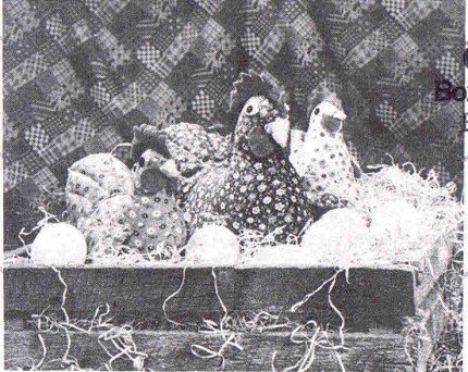 Ozark Calico Mini Hens & Chicks Sewing Pattern