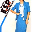 Simplicity 5889 Sewing Pattern Misses Skirt Top Sash Jacket Suit Size 8 - 12 - Bust 31 1/2 - 34