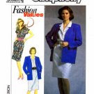 Simplicity 9646 Sewing Pattern Misses Dress & Cardigan Jacket Size 8 - 18 - Bust 31 1/2 - 40