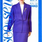 See & Sew 4443 Sewing Pattern Misses Jacket Top Skirt Suit Size 16 - 24 - Bust 38 - 46