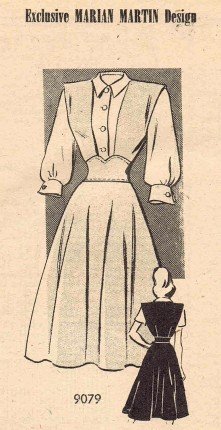 Marian Martin 9079 Mail Order Sewing Pattern Misses Blouse & Jumper Size 13 - Bust 3