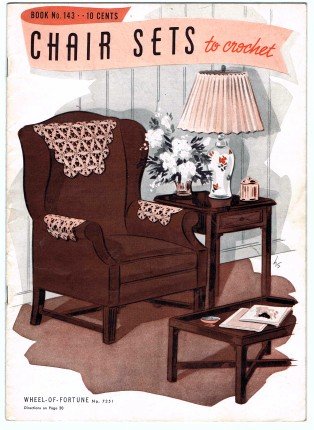 Vintage 1930's Chair Sets to Crochet Pattern Book No. 143