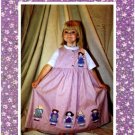 1990's Mine & Yours Pinafore Pals Sewing Pattern Girls Jumper Size 4 - 14