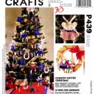 1990's McCall's 439 Crafts Sewing Pattern Country Critter Christmas Holiday