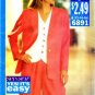 1990's See & Sew 6891 Sewing Pattern Misses Jacket Top Shorts Size 12 - 16 - Bust 34 - 38