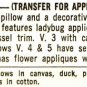 Vintage 1970's Simplicity 9139 Sewing Pattern Knife Edge Pillows