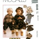 McCall's 8548 Sewing Pattern Toddlers Jacket Dress Pants Cap Hat Size 2 - 3 - 4