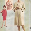 Advance 3203 Vintage Sewing Pattern Womens Dress & Coat Half Size 22 1/2 Bust 43