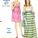 Vogue 7196 Vintage Sewing Pattern Empire Evening Dress Size 12 Bust 32