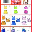 Butterick 6101 Sewing Pattern Girls Top Skirt Shorts Size 6 - 7 - 8