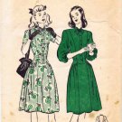 40's Butterick 4180 Vintage Sewing Pattern Teens Long Torso Dress Size 12 Bust 30