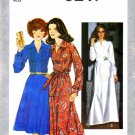1970's Simplicity 8249 Vintage Sewing Pattern Womens Tucked Bodice Dress Size 14 Bust 36