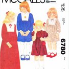 1970's McCall's 6780 Vintage Sewing Pattern Girls Front Yoke Dress Size 7 Breast 26
