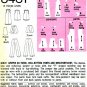 1960's Simplicity 8481 Girls Jumper Tunic Bell Bottom Pants Mini Pantskirt Sewing Pattern Size 10