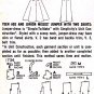 1950s Simplicity 1734 Teens Jumper with Two Skirts Size 12 Bust 32