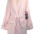 Tommy Hilfiger Womens Robe Belted Plush Super Soft Sleepwear Light Pink L/XL $74