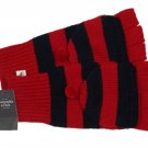 Abercrombie & Fitch Womens Gloves Mittens Fingerless Red Navy Blue NWT $38