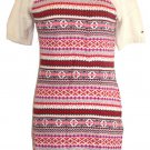 Tommy Hilfiger Womens Dress Fairisle Sweaterdress Turtleneck Sz M $99.50