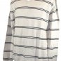 Nautica Mens Sweater V-Neck Striped Knit Oatmeal Heather Sz XL NWT $69.50
