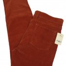 Lucky Brand Jeans Womens Pants CHARLIE Skinny Stretch Corduroy Sz 32 $89.50