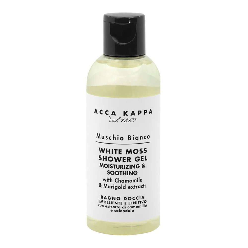 Acca Kappa White Moss Bath Shower Gel 75 ml Set of 6 New